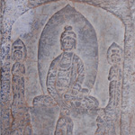 石雕佛像塔节(共三十件) (25A) Stone Pagoda Parts Buddha (30 pieces)