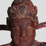 木雕彩绘韦驮像 (37) Painted Wood Figure of Wei Tuo
