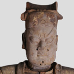 木雕关公像 (4I) Wood Figure of Guan Gong